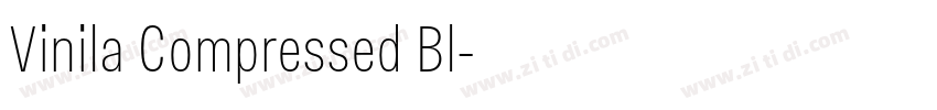 Vinila Compressed Bl字体转换